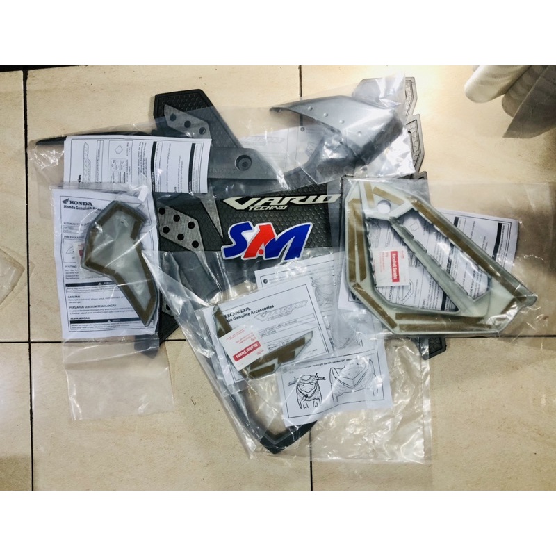 Paket Aksesoris Resmi Honda Vario 125 &amp; 150 eSP – Gun Metal – 6 Item