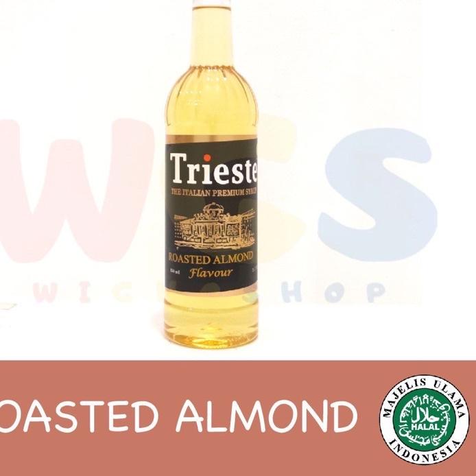 

Quality Control✅Trieste Premium Syrup Roasted Almond Flavoured 650 ml|SQ5