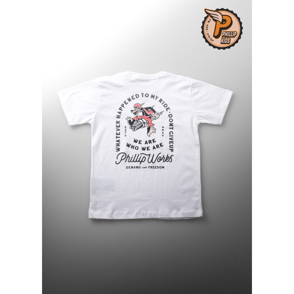 PHILLIP WORKS TSHIRT Big Bad Wolf Kids - KAOS MOTOR ANAK