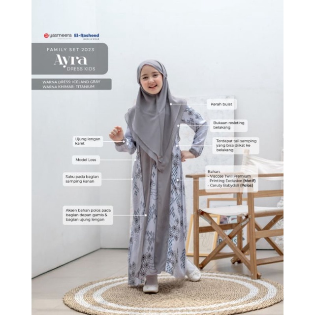 Yasmeera Dress Ayra Kids