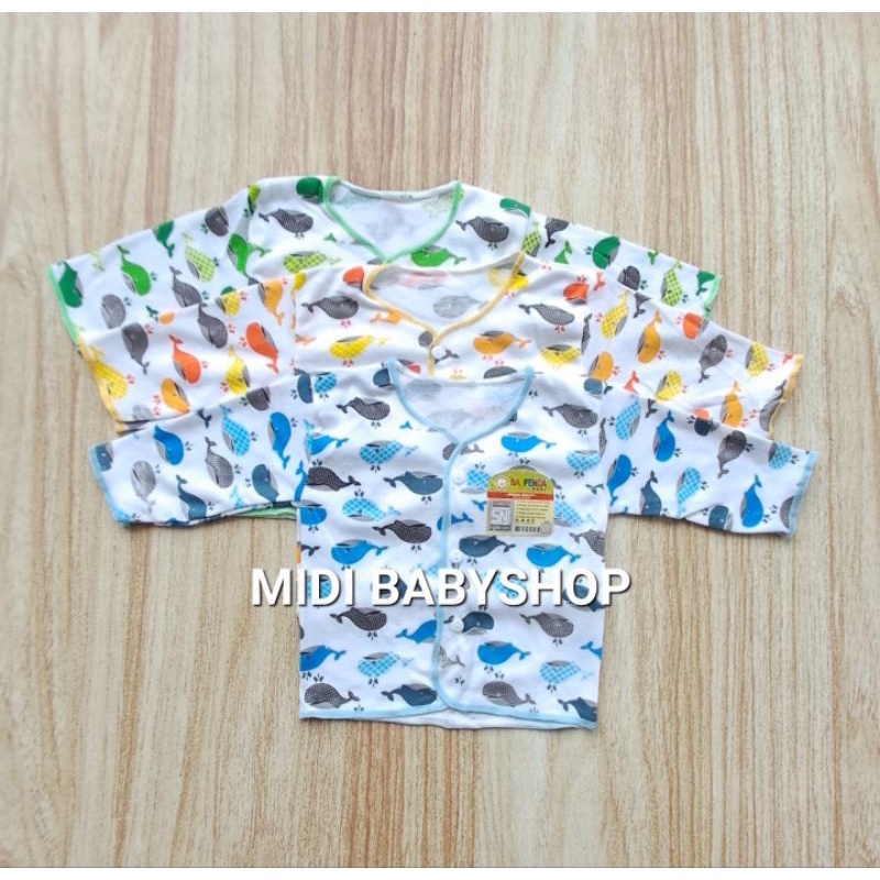 Baju Bayi Lengan Panjang Baru Lahir Motif Saffenda Baby SNI