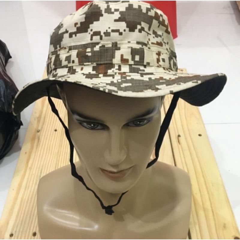 topi rimba loreng gurun dessert/topi army lapangan