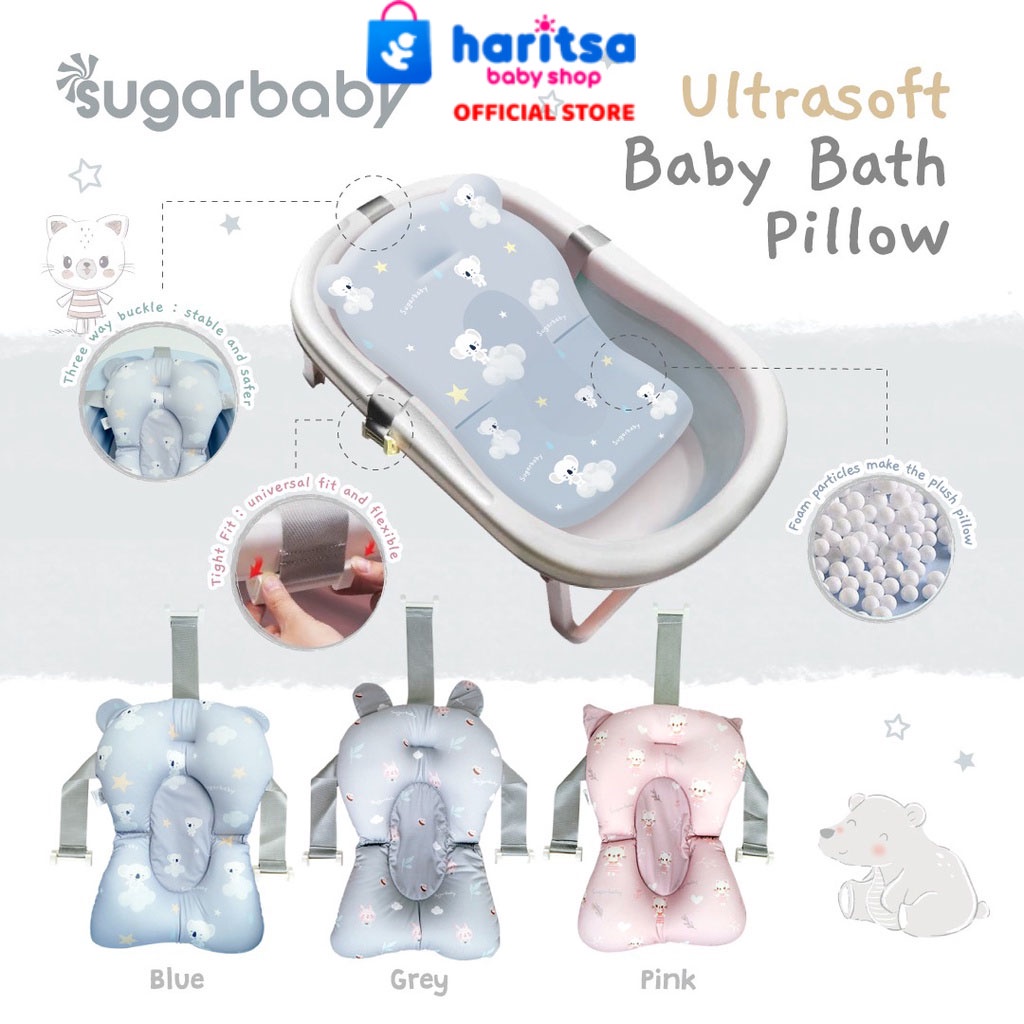 Sugarbaby Ultrasoft Baby Bath Pillow / Bantal Mandi Bayi