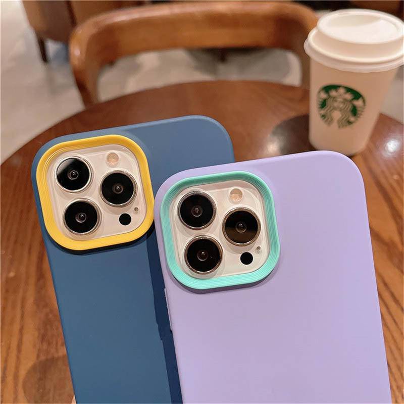 Case Bahan Silikon TPU PC Shockproof Untuk iPhone 14 13 12 11 Pro MAX Plus 14 Pro 13Pro 12Pro