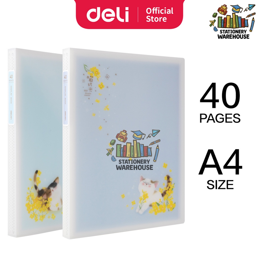 

Deli File Map Buku A4 30/40/60 Halaman Desain Kartun Anti Air Sangat Fleksibel 72607 72608 72609