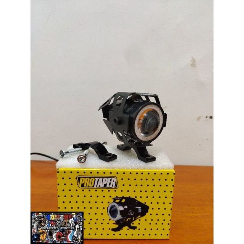 Lampu Tembak Sorot LED Cree U7 Angel Eyes Ring Blue Transformer UK Besar dan Kecil Warterproof