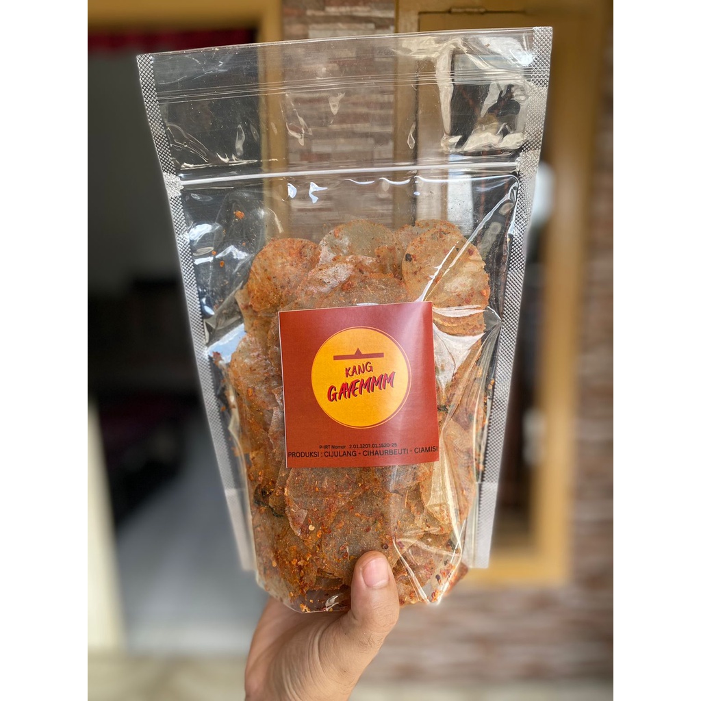 

Keripik Kaca Pedas Daun Jeruk