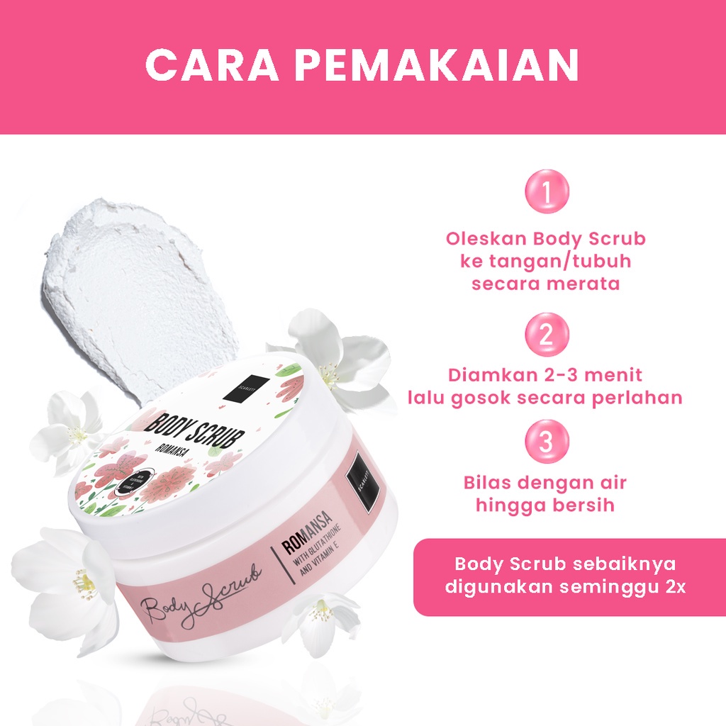 Girlsneed77 Scarlett Whitening Body Scrub Romansa