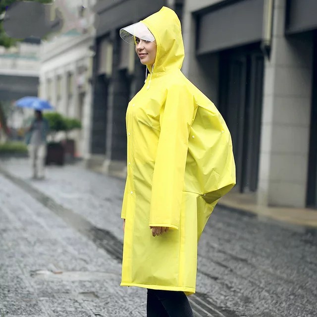 Jas Hujan Lightweight Ponco Jas Hujan Model Korea Dewasa Eva Raincoat