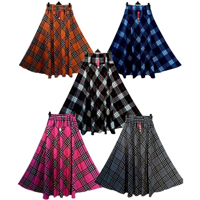 ROK PAYUNG WOLFIS MOTIF | ROK PAYUNG BESAR MOTIF KOTAK | ROK PAYUNG WOFISH