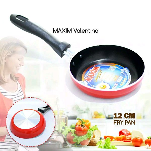 Maxim Teflon MINI Anti Lengket / Non-Stick Fry Pan Valentino 12 cm