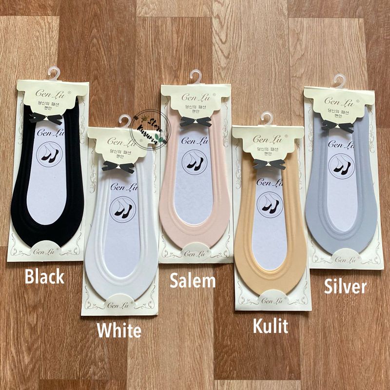 Kaos Kaki bambu Pendek Invisible kaus kaki balet Hidden Socks Flat Shoes Low