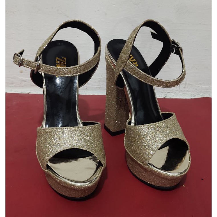 high heels 13cm premium gliter