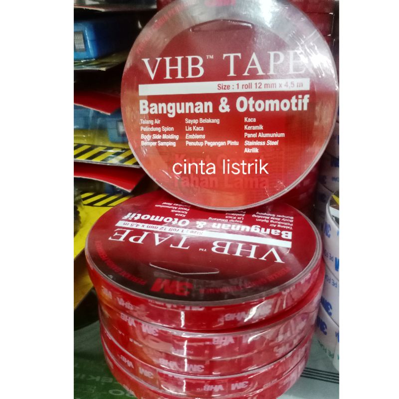 

DOUBLE TAPE BUSA 3M 12MM X4,5M FOAM TAPE