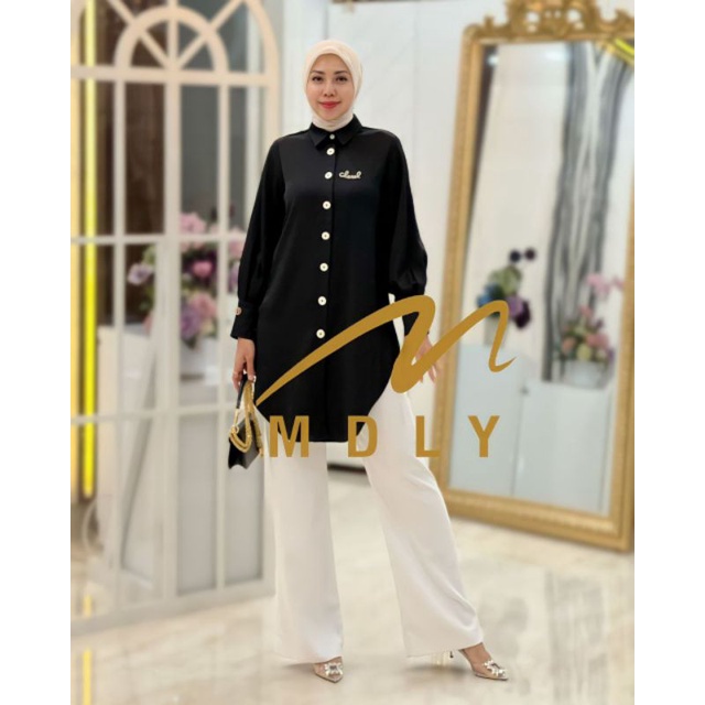 Kemeja Atasan Wanita Tunik Azura MDLY ORI terbaru