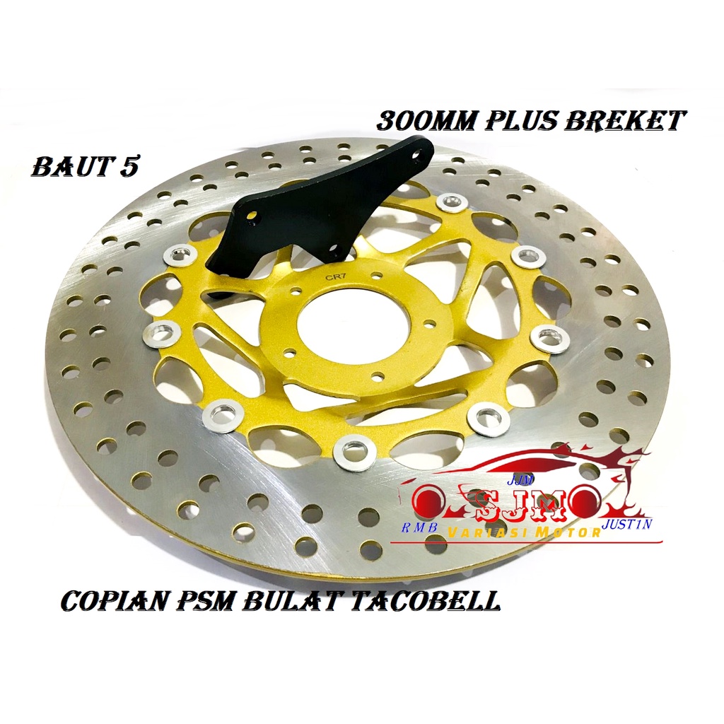 PIRINGAN BESAR SUPRA X/fit lama/grand/gl pro legenda DLL CAKRAM DEPAN 300mm plus breket set cakram