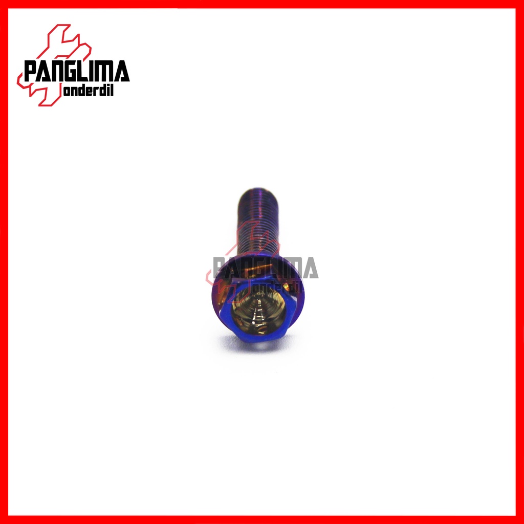 Baut Probolt M8x40-8x40-8 x 40 Drat-Kunci 12 Baud Blue-Biru Pro Bolt