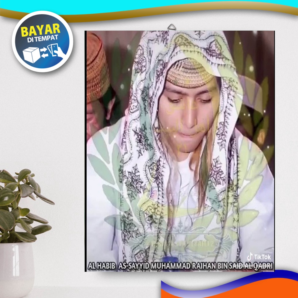 TERLARIS  HIASAN DINDING TEMA HABIB REHAN AL QODRI / WALLDEKOR DINDING / TINGGAL PASANG SUDAH ADA CA