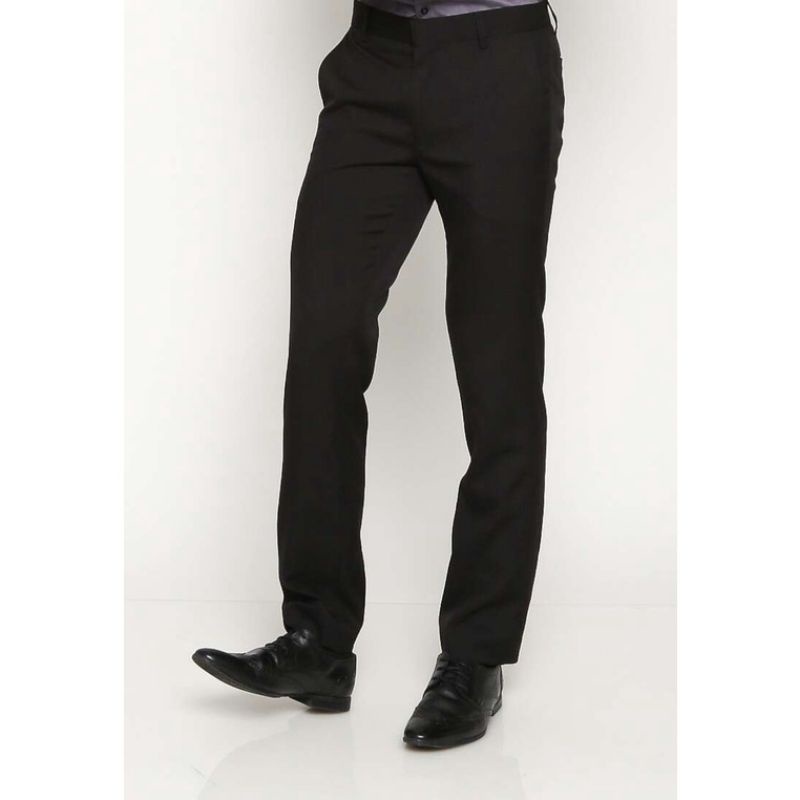 Celana Formal Slim Fit Valino Original Hitam