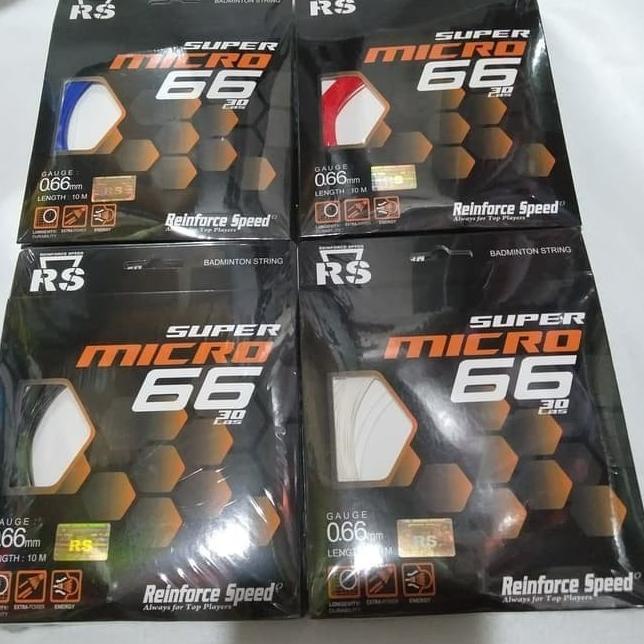 Top Limited SENAR BADMINTON RAKET RS SUPER MICRO 66 ORIGINAL MURAH BAGUS