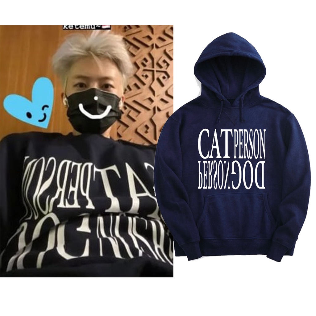TERMURAHJaket hoodie Jumper nct jaemin cat person FREE FOTO