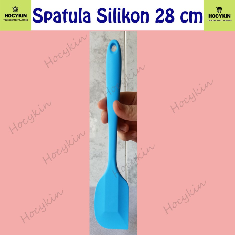 EM 28CM SPATULA SILIKON MEMASAK BAKING ADONAN KUE/SODET TAHAN PANAS