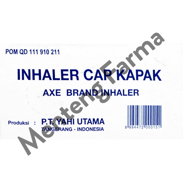 Inhaler Cap Kapak -  Pereda Hidung Tersumbat, Pilek, dan Flu