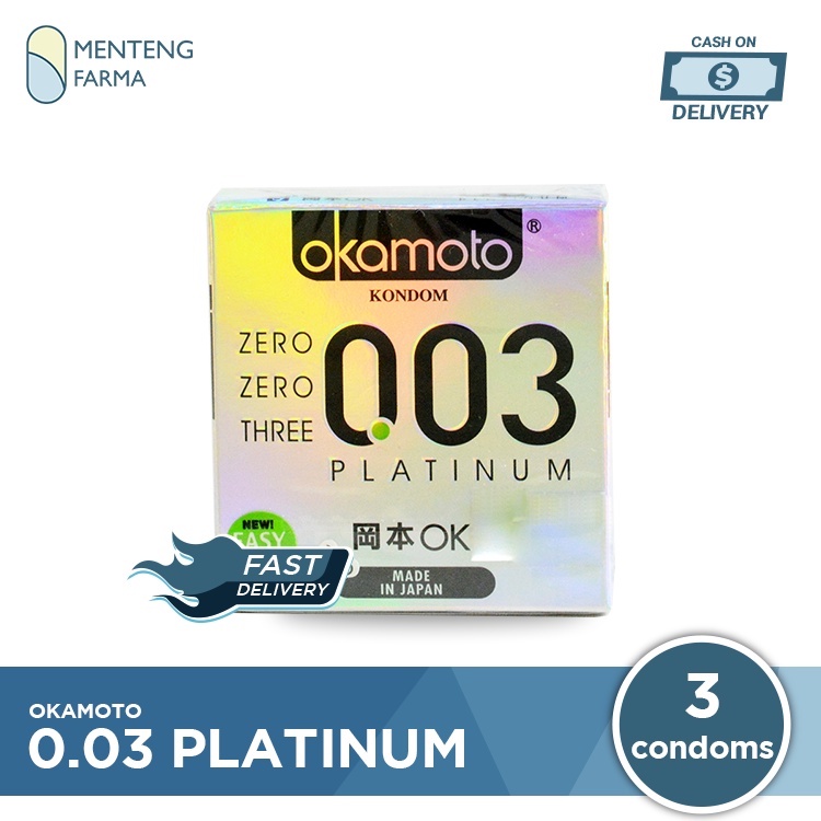 Kondom Okamoto 003 Platinum - Isi 3