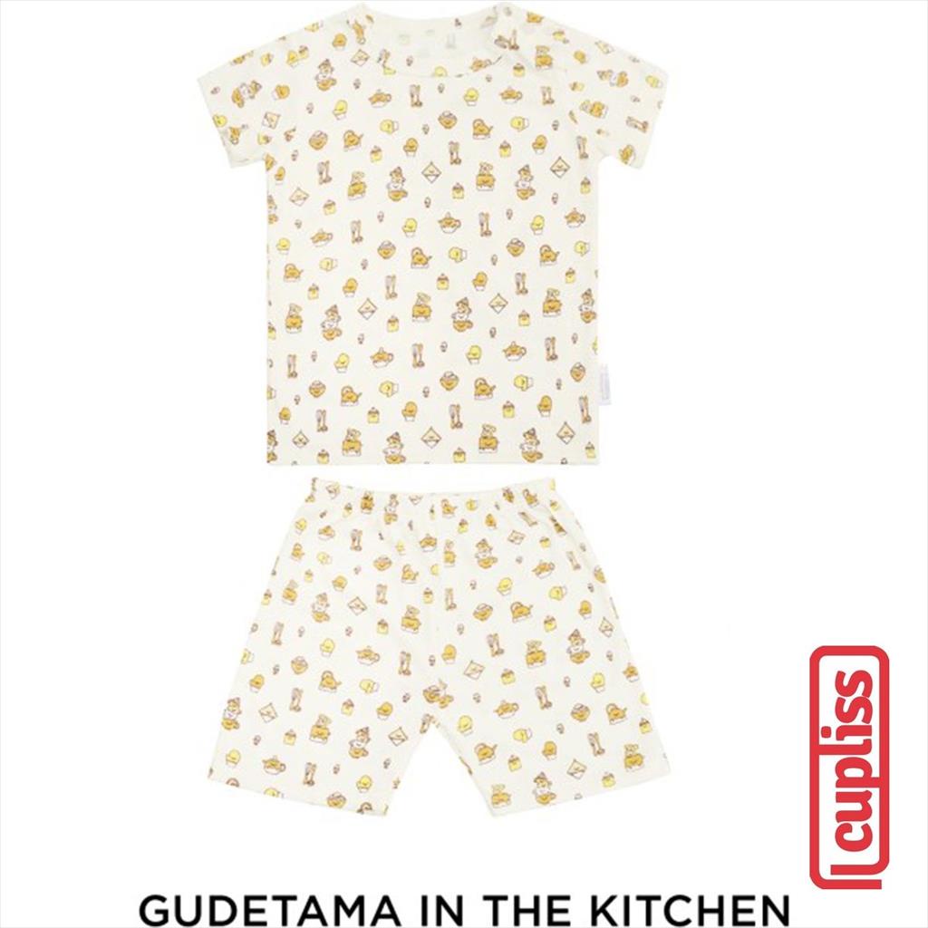 Gudetama In The Kitchen Palmerhaus Shoulder Button Short Sleeve