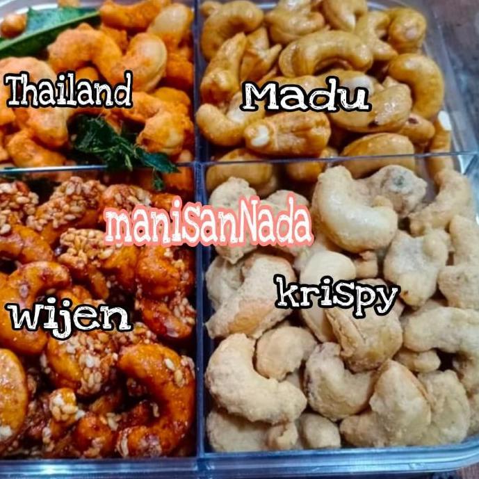 

10.10 FLASH SALE Kacang Mede Tray 4 rasa,530gr !!