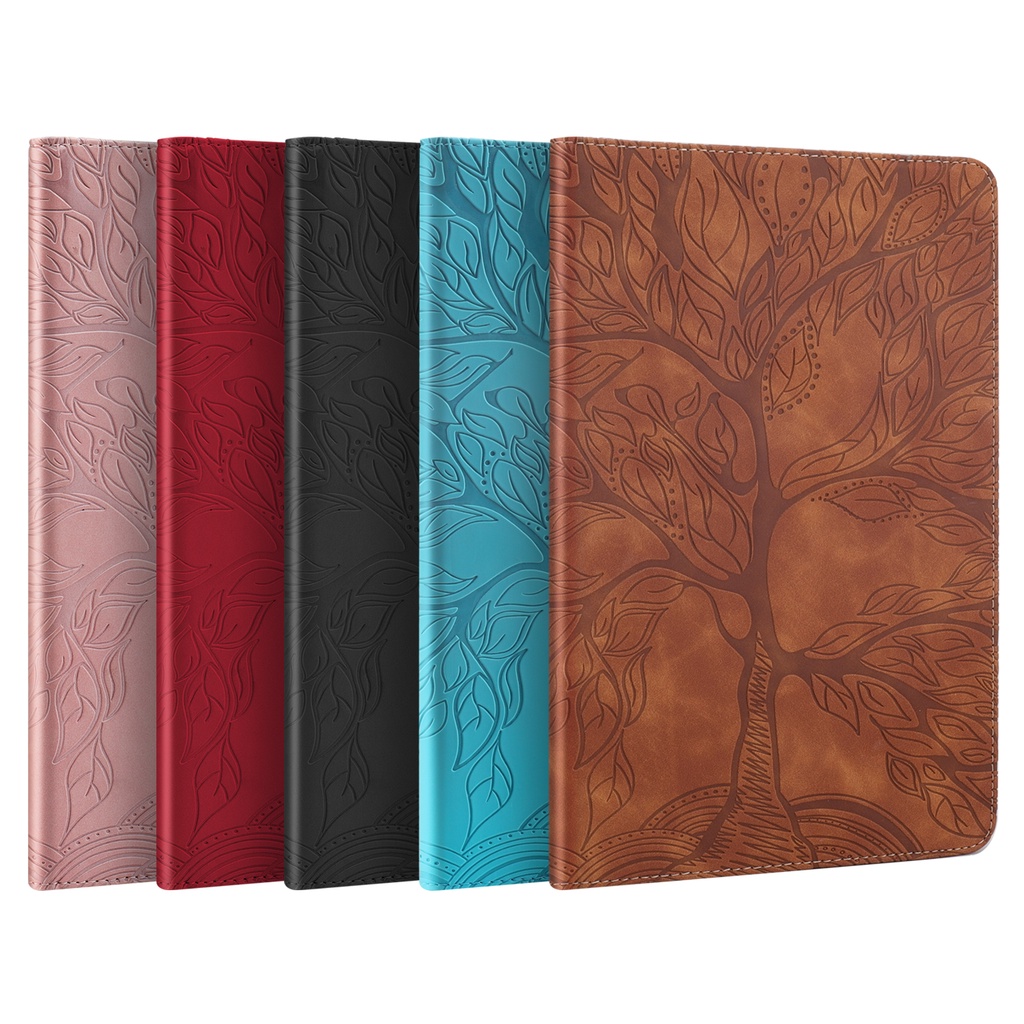 Flip Case Dompet Kulit Emboss Pohon Kehidupan 3D Cover Xiaomi Redmi Pad (2022) 10.61 &quot;VHU4254IN 5G