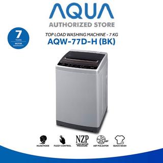 MESIN CUCI 1 TABUNG AQUA JAPAN AQW 77 DH 77DH TOP LOADING 7 KG HIJAB