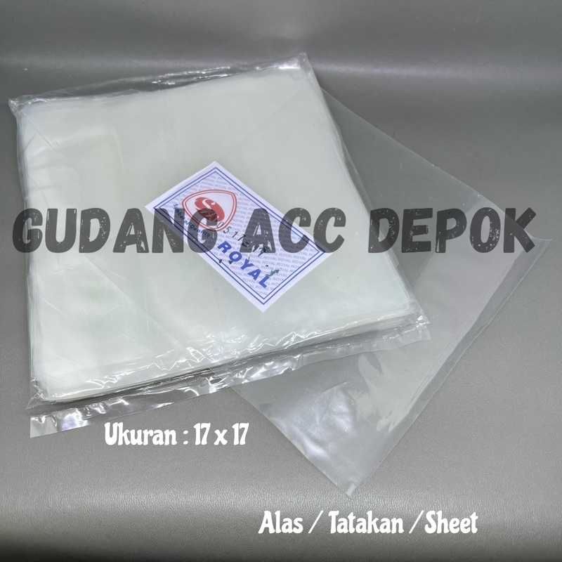 Jual Plastik Bening Alas Pp X Tatakan Sheet X Cm Isi Gram