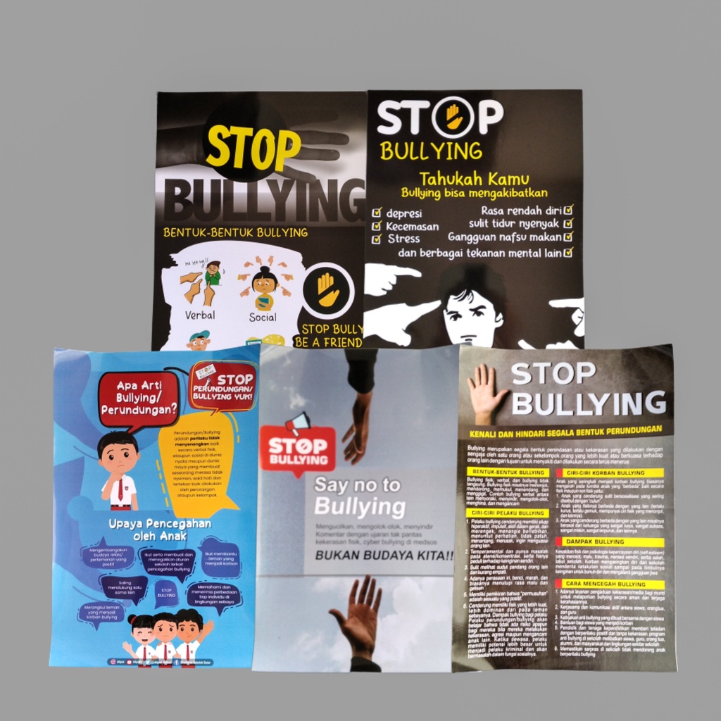 Jual Paket Poster Stop Bullying - Poster Stop Bullying Pada Anak ...