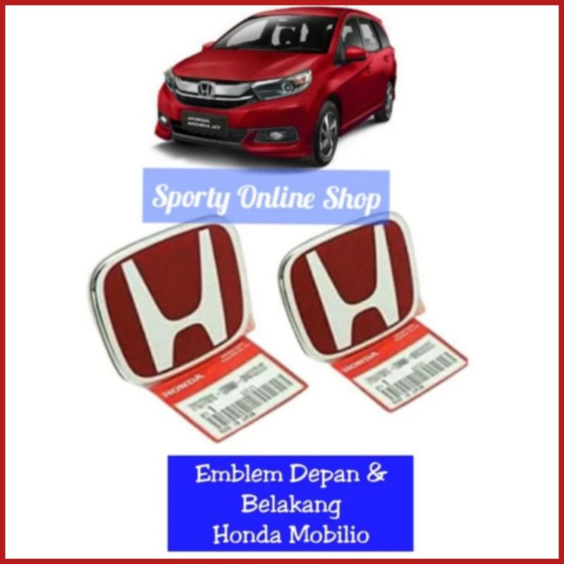 Emblem Logo Brio 2018up, Mobilio, HRV 2018up, BRV Depan Belakang