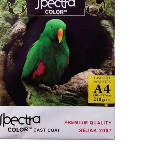 

[ PACK ] Kertas Cetak Foto Glossy Photo Paper - Spectra Color A4 210gr