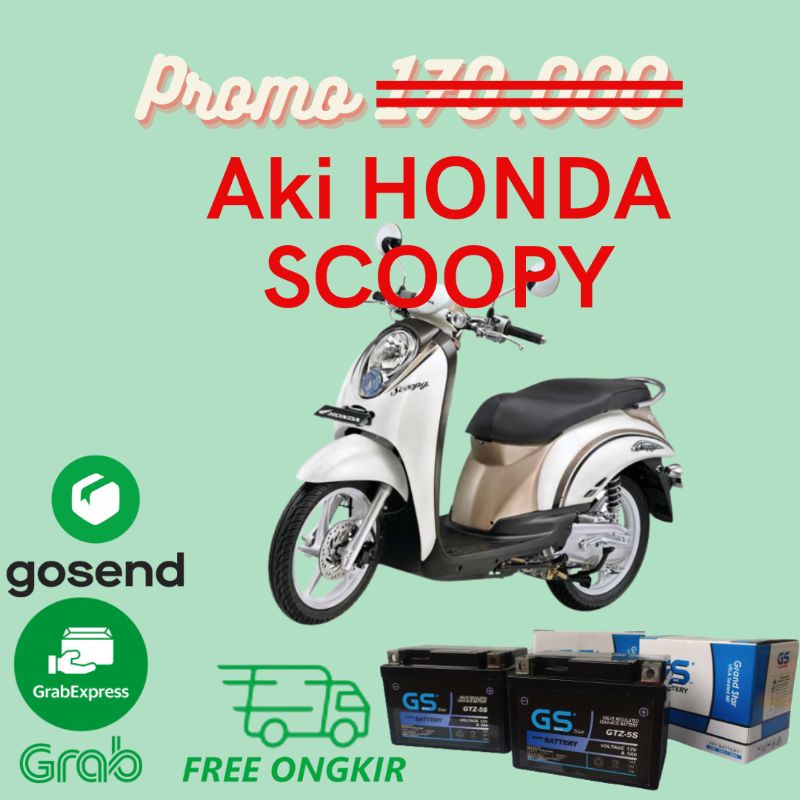ReadyAki motor aki kering Scoopy Karbu Beat all type
