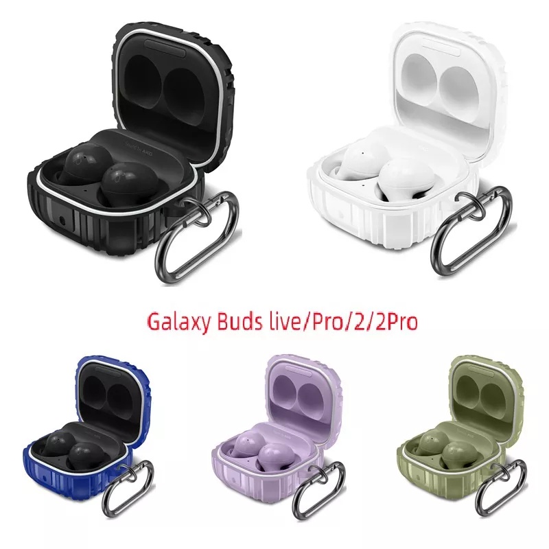 SHELL ARMOR Samsung Buds Live buds pro buds 2 buds 2 pro Case Cover Casing Protection