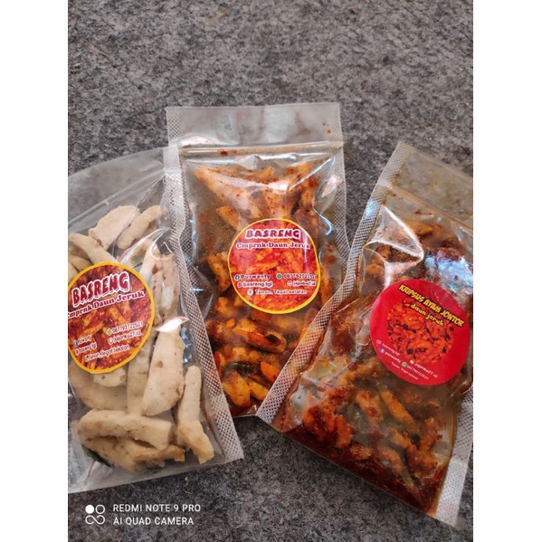 

Bakso Goreng Basreng Usus goreng Pedas da Original 100g