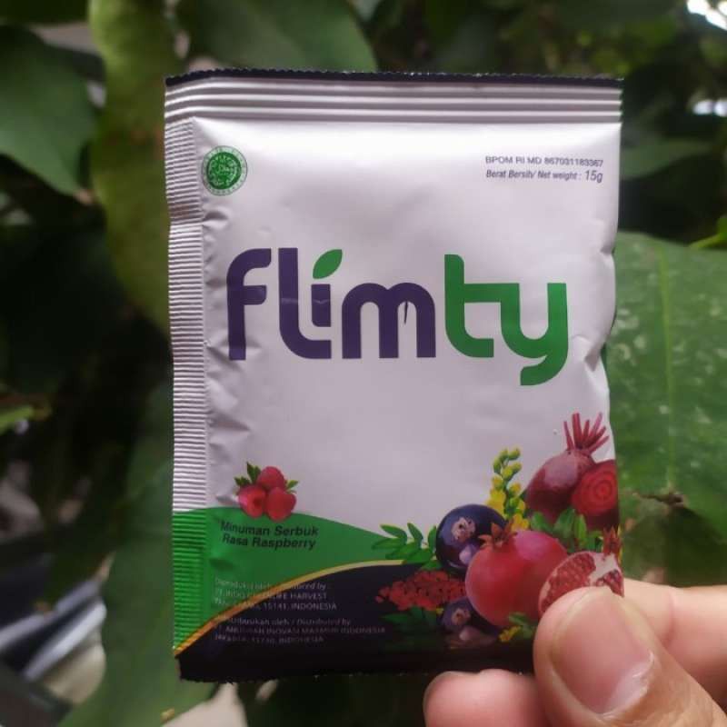 FLIMTY FIBER HERBAL DETOX USUS Penurun Berat Badan Satu Sachet