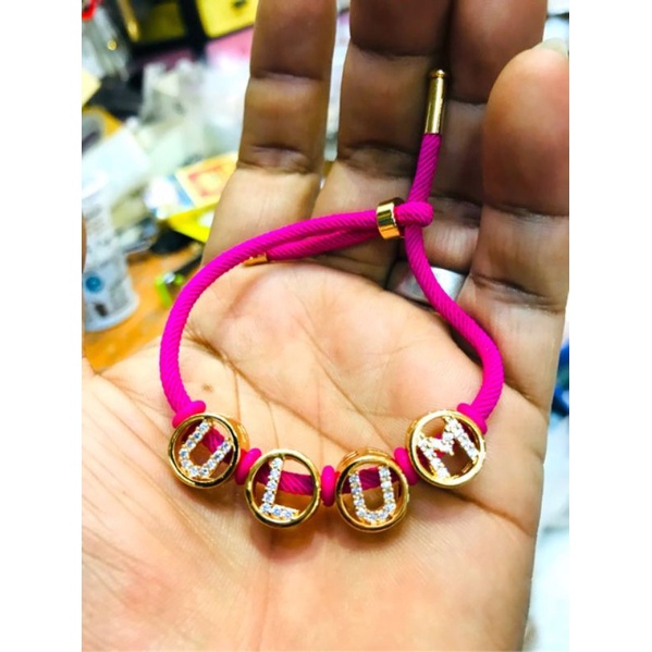 GELANG TANGAN KAIN / TALI VARIAN NAMA REQUEST