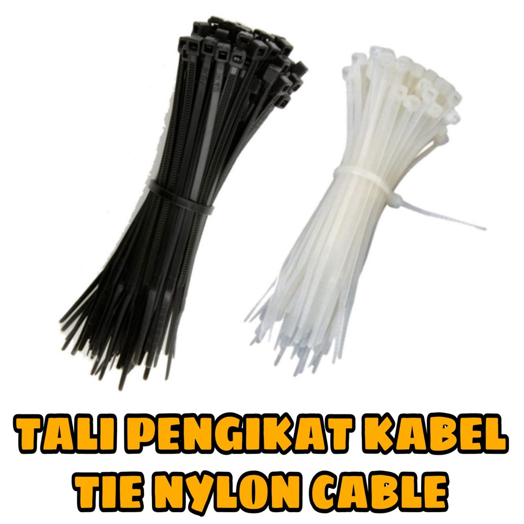 Jual Tali Ripet Nylon Cable Cable Ties Pengikat Kabel Serbaguna Isi Shopee Indonesia