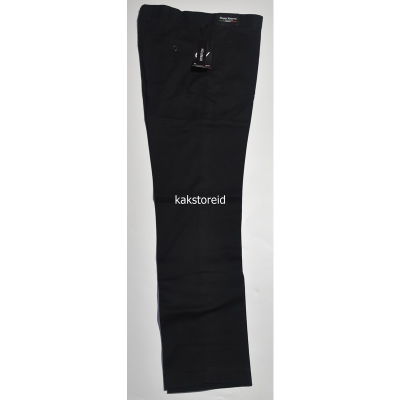 Celana Kerja Formal Pria GIANNI VISENTIN Hitam GKS 43 ORIGINAL