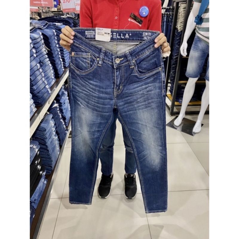 osella jeans pria blue denim dijamin ori