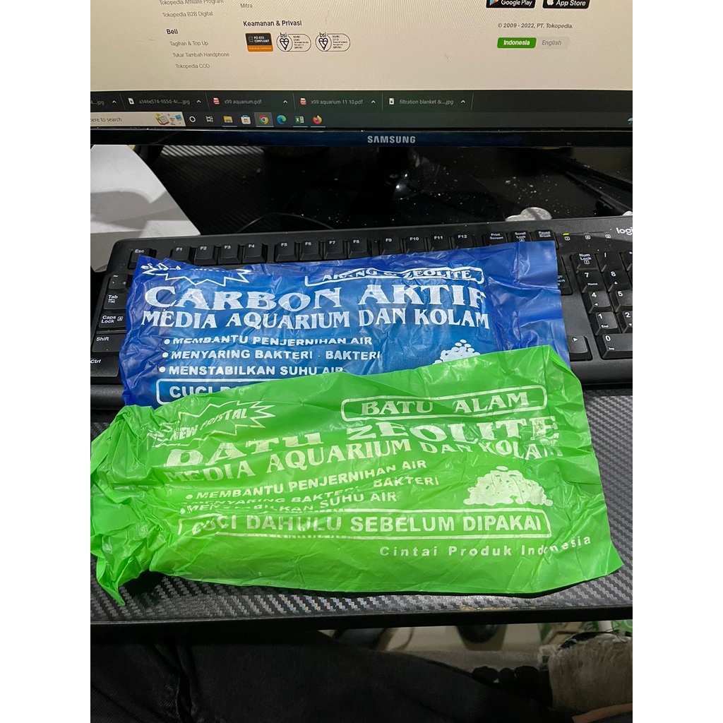 NEW CRISTAL CARBON AKTIF / BATU ZEOLIT MEDIA FILTER AQUARIUM &amp; KOLAM