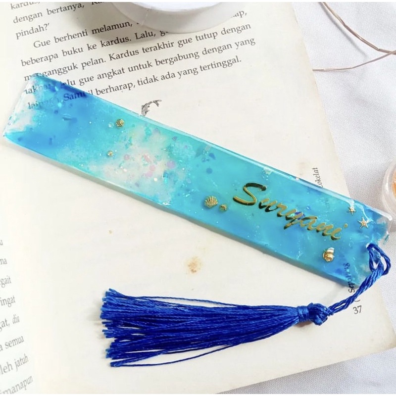 

Pembatas Buku Tema Laut - Bookmark - The Sea - Ocean - Pembatas Buku Custom - Bookmark Custom - Souvenir Custom - Resin - Pembatas Buku Resin