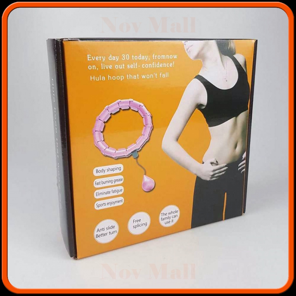 Alat Fitness Cincin Pelangsing Hula Hoop Adjustable MU948