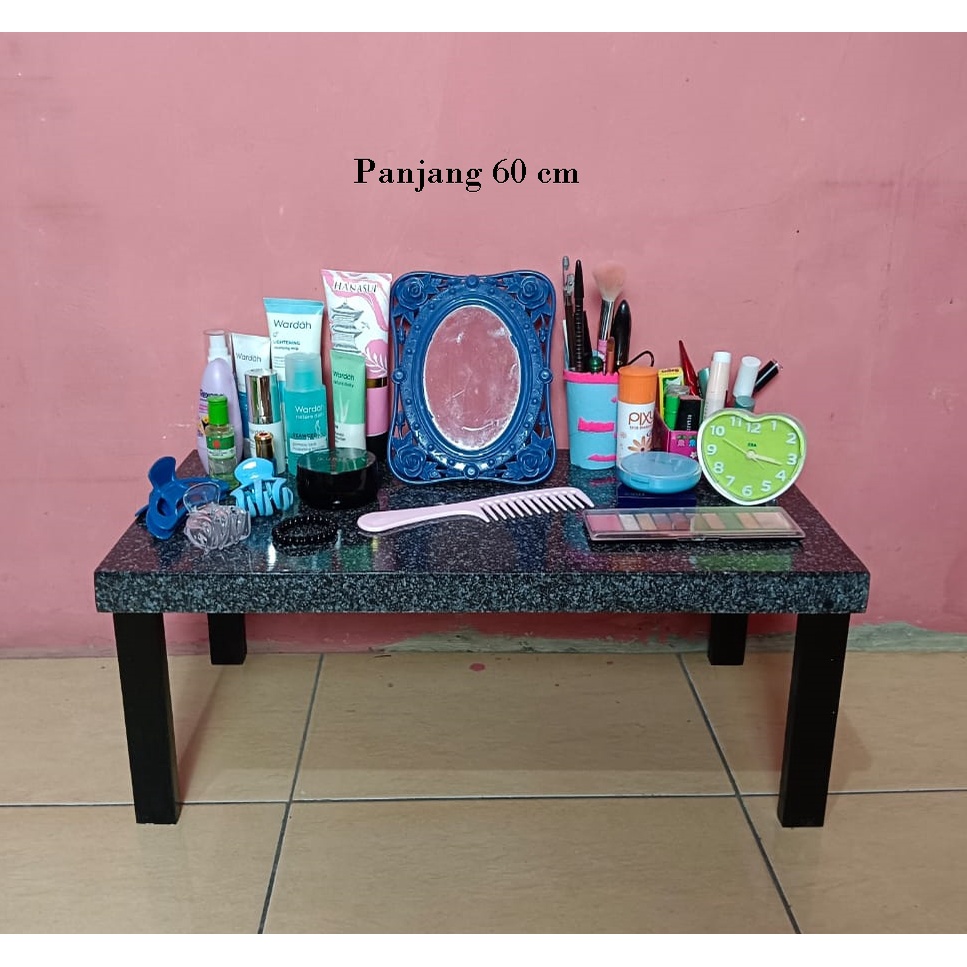 Meja Rias Meja Make Up Rak Rias Lesehan Murah Minimalis