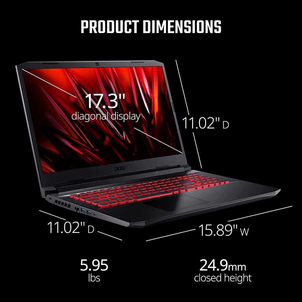 ACER NITRO 5 RTX 3050TI I7 11800H 512SSD 144HZ
