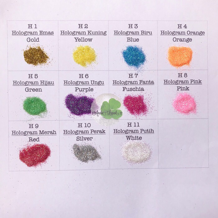 

Sale 100 Gr Bubuk Serbuk Glitter Hologram Gliter Promo Murah Grosir 100 Gr Bergaransi